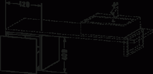 L-Cube Тумба под консоль 28