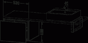 L-Cube Тумба под консоль 28