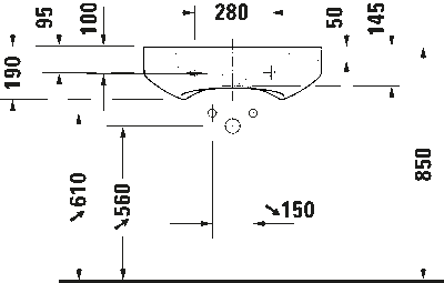 Bento Starck Box Умывальник 6
