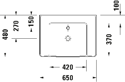 Bento Starck Box Умывальник 7