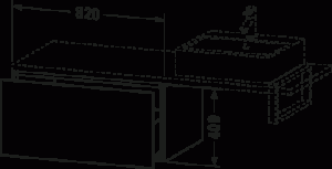 L-Cube Тумба под консоль 28