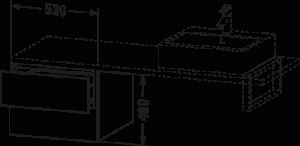 L-Cube Тумба под консоль 28