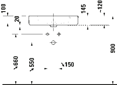 Bento Starck Box Накладная раковина 7