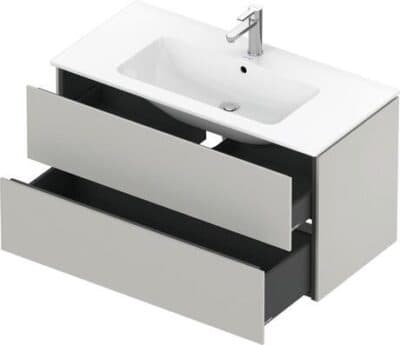 L-Cube Тумба под раковину подвесная 35