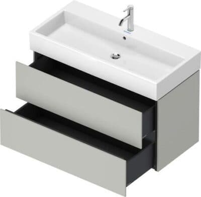 L-Cube Тумба под раковину подвесная 37