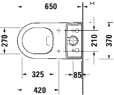 Bento Starck Box Унитаз напольный (с бачком) в комплекте с Сиденьем плавного опускания 5