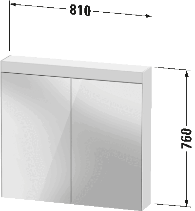 Light&Mirrors Зеркальный шкаф 10