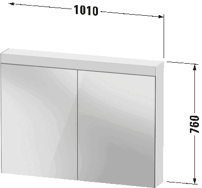 Light&Mirrors Зеркальный шкаф 8