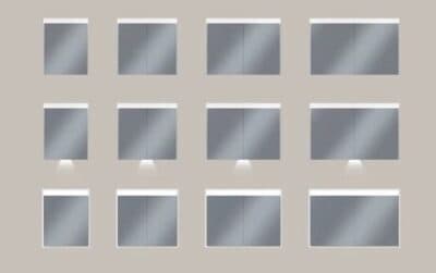 Light&Mirrors Зеркальный шкаф 1