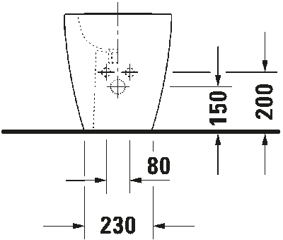 Bento Starck Box Биде напольное с переливом 5