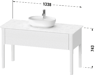 Luv Тумба под консольную раковину, напольная 17
