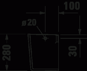 ME by Starck Полупьедестал для # 071945 5