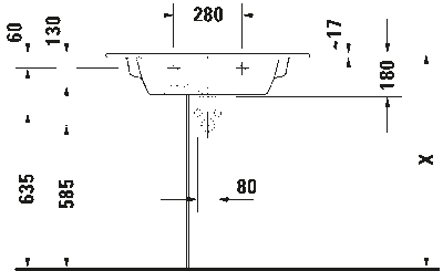 ME by Starck Умывальник 30