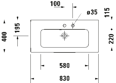 ME by Starck Умывальник 8