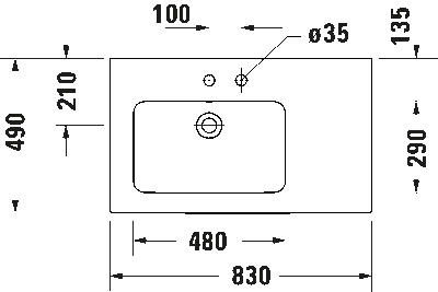 ME by Starck Умывальник 10