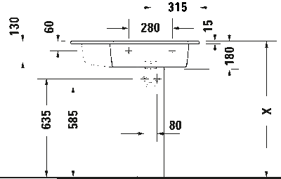 ME by Starck Умывальник 15