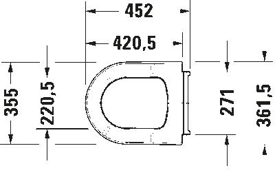 ME by Starck Сиденье для унитаза съемный вариант 7