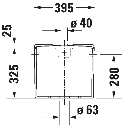ME by Starck Бачок с механизмом двойного смыва 3