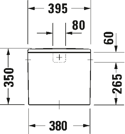 ME by Starck Бачок с механизмом двойного смыва 4