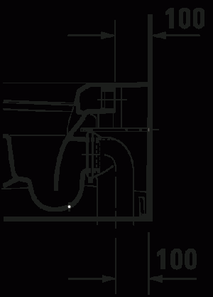 ME by Starck Унитаз напольный пристенный вариант 13