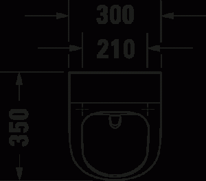 ME by Starck Писсуар Duravit Rimless® 0 9