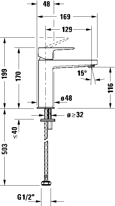 Manhattan Однорычажный смеситель для умывальника 23