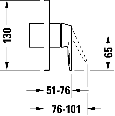 Manhattan Однорычажный смеситель  скрытого монтажа 10