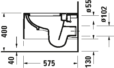 Vitrium Унитаз подвесной 34