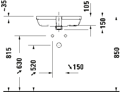Qatego Встраиваемая раковина 3