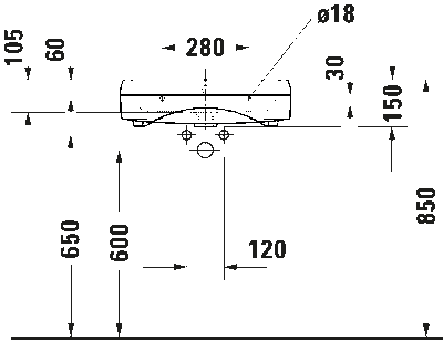 Qatego Полувстраиваемая раковина 3