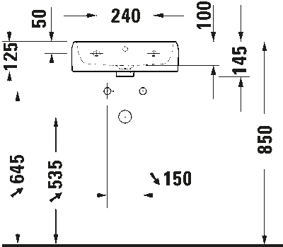 Qatego Раковина для мытья рук 5