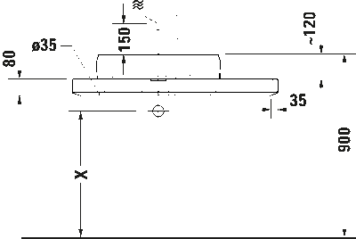 Qatego Накладная раковина с Консоль 10