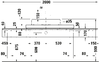 Qatego Накладная раковина с Консоль 4
