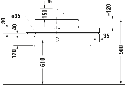Qatego Накладная раковина с Консоль и консольным кронштейном 4