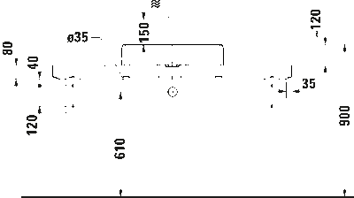 Qatego Умывальник с консолью и опорой 7