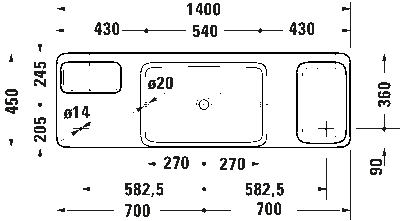 Qatego Накладная раковина с Консолью и консольным кронштейном 5