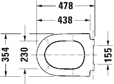 Qatego Сиденье унитаза 6