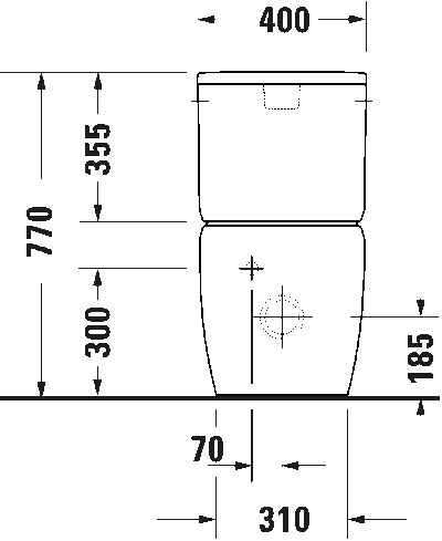 Qatego Комбинированный напольный унитаз 4