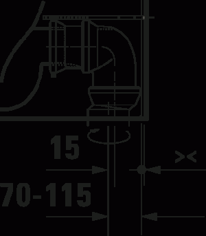 Qatego Комбинированный напольный унитаз 10