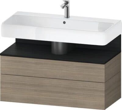 Qatego Тумба под раковину подвесная 6