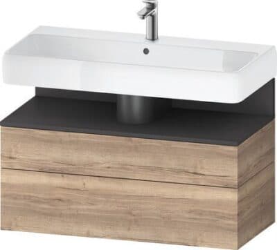 Qatego Тумба под раковину подвесная 81