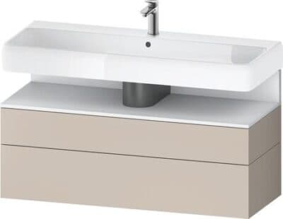 Qatego Тумба под раковину подвесная 55