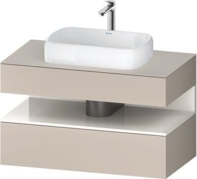 Qatego Тумба под консольную раковину, подвесная 23