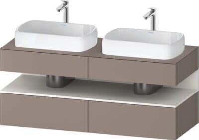 Qatego Тумба под консольную раковину, подвесная 84