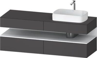 Qatego Тумба под консольную раковину, подвесная 13