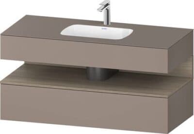 Qatego Встраиваемая раковина с тумбой под консольную раковину 36