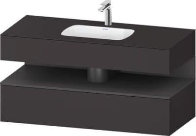 Qatego Встраиваемая раковина с тумбой под консольную раковину 54