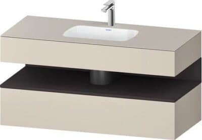 Qatego Встраиваемая раковина с тумбой под консольную раковину 71