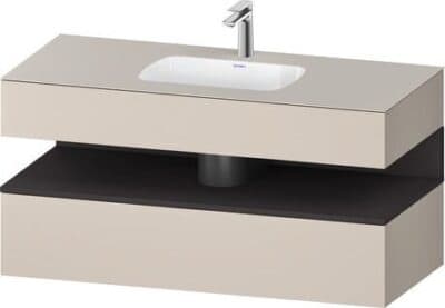 Qatego Встраиваемая раковина с тумбой под консольную раковину 73