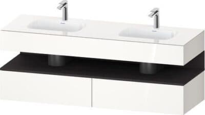 Qatego Встраиваемая раковина с тумбой под консольную раковину 67